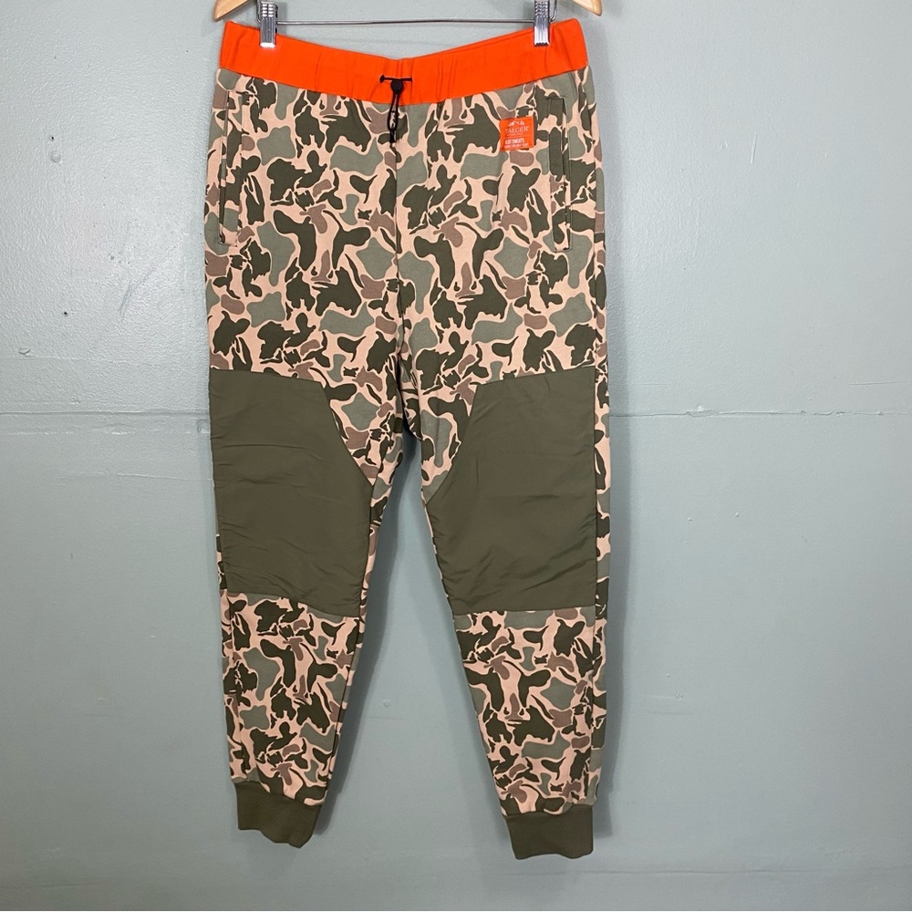 Traeger‎ Meat Sweats Camo Green Beige Large Joggers